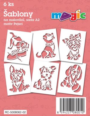 MAGIC Papierschablonen Set A2 – Hunde