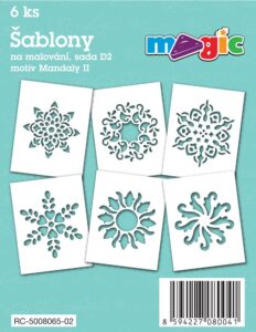 MAGIC Papierschablonen Set D2 – Mandalas II.