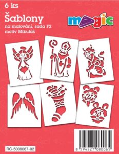 MAGIC Papierschablonen Set F2 – St. Nikolaus