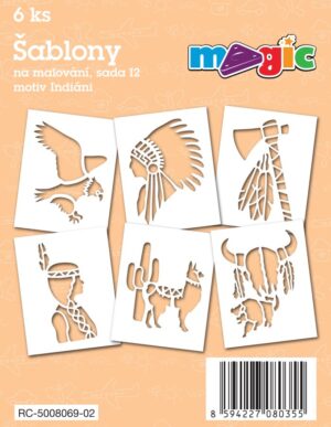 MAGIC Papierschablonen Set I2 – Indianer