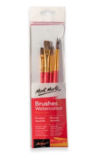 Pinsel Set Mont Marte 4 Stück, (Nr. 0028)