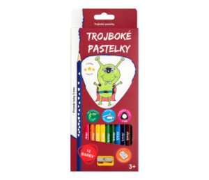 Buntstifte RICO dreikant, Ø 3 mm, 12 Stück